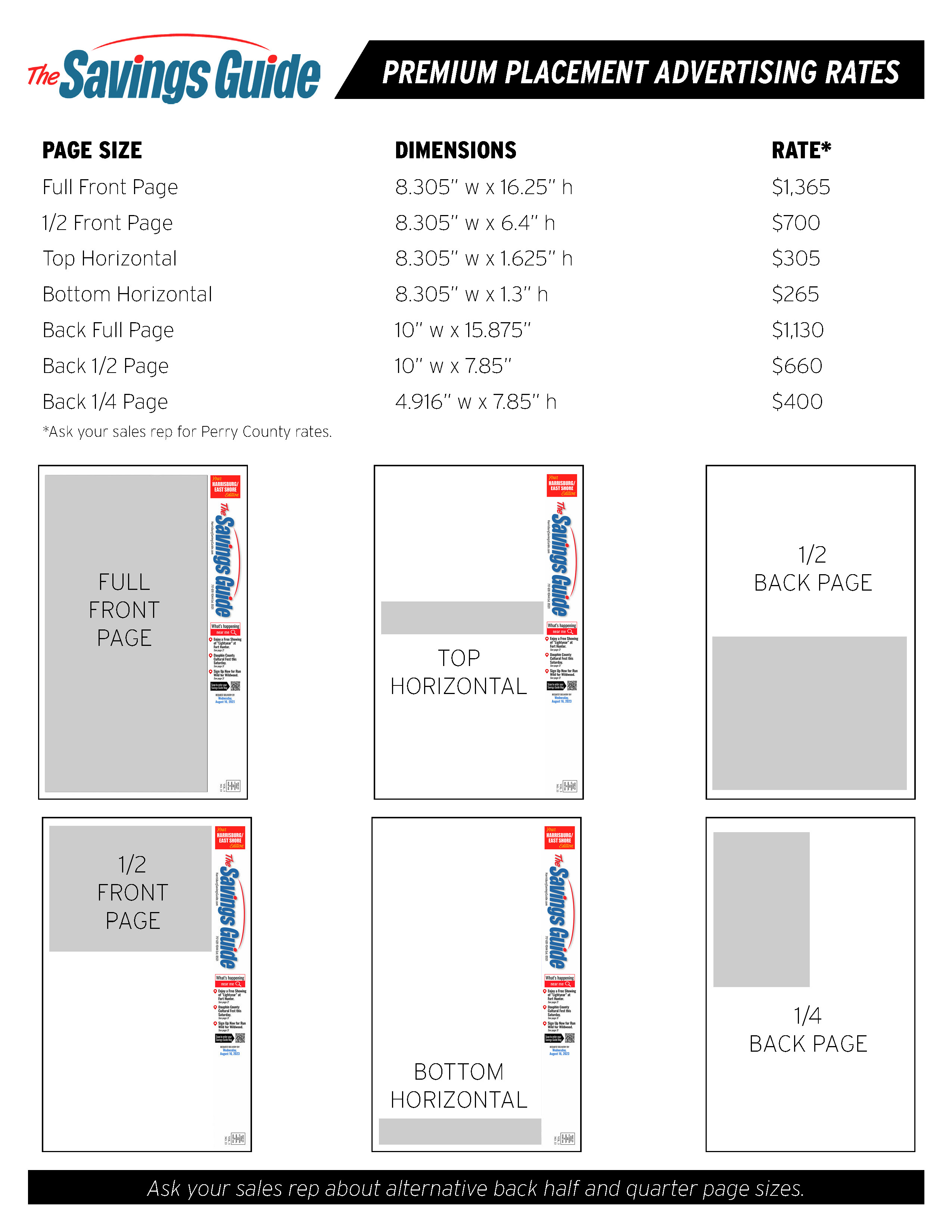 Rate Card Page 1